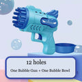 Arminha Lança Bolhas Automático - Bubble Gun 0 The Vin Importados 12 holes-blue 