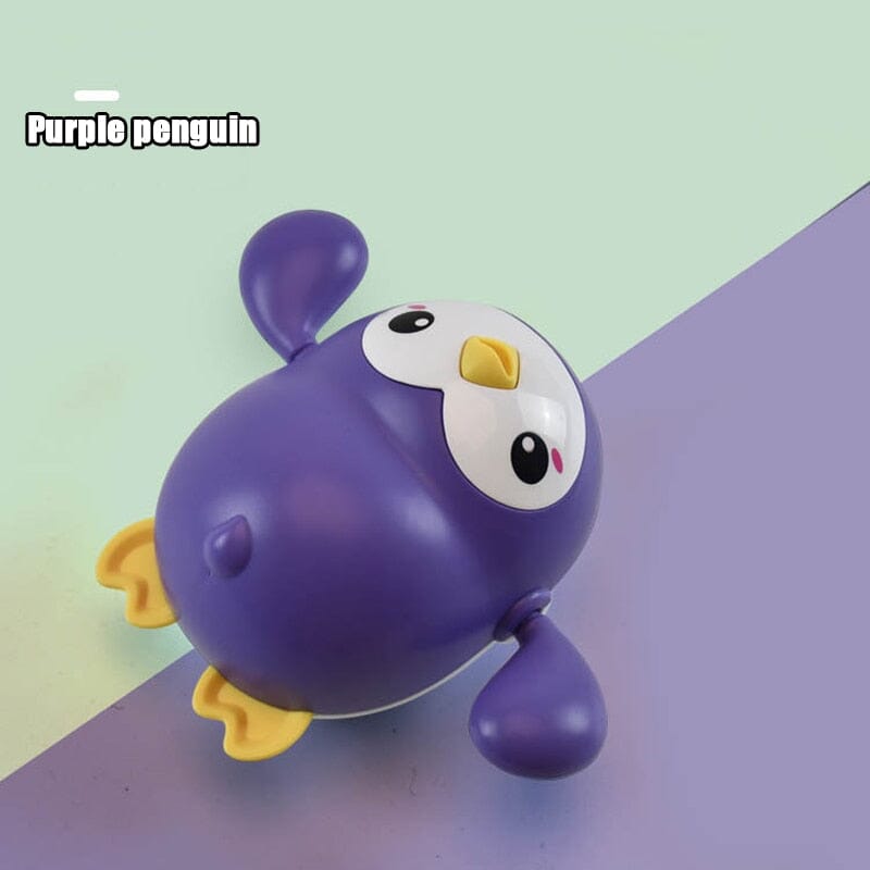 Brinquedo Sapo Nadador para Bebês 0 The Vin Importados Purple penguin 