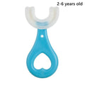 Escova de Dental Para Crianças Super Macia Forma de U 0 The Vin Importados C03 Blue-2-6Y China 