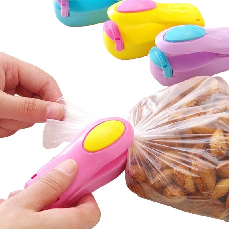 Heating Snack Sealing Machine Sealed Packaging Food Bags Heat Sealer Handy Sticker Holder Food Saver Storage Kitchen Accessories 0 The Vin Importados 