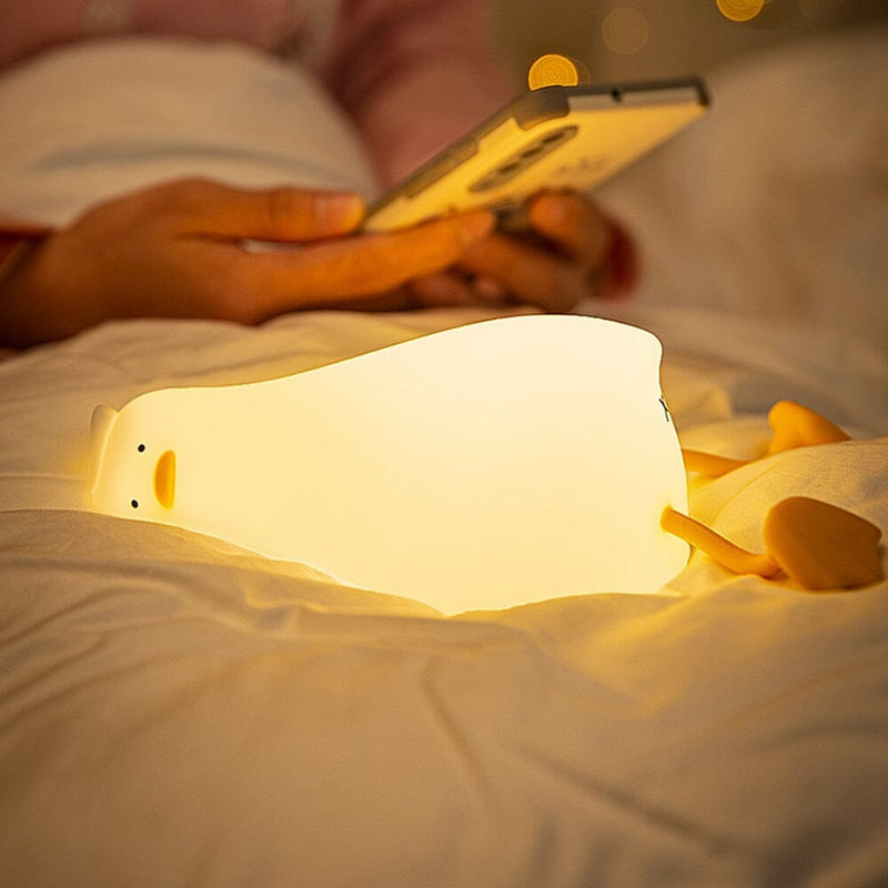 Luminária de Silicone Pato Relax 0 The Vin Importados 1pc Duck Lamp 