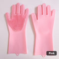 Luva Mágica Lava Louças de Silicone 0 The Vin Importados Pink 