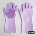 Luva Mágica Lava Louças de Silicone 0 The Vin Importados Purple 