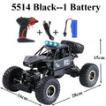 Paisible Rock Crawler 4WD Off Road RC Car Remote Control Toy Machine On Radio Control 4x4 Drive Car Toy For Boys Gilrs 5514 0 The Vin Importados 5514-Black-Kit-1 