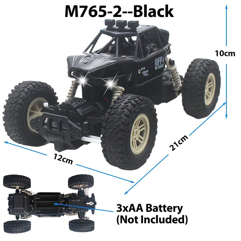 Paisible Rock Crawler 4WD Off Road RC Car Remote Control Toy Machine On Radio Control 4x4 Drive Car Toy For Boys Gilrs 5514 0 The Vin Importados M765-2-Black 