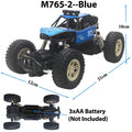 Paisible Rock Crawler 4WD Off Road RC Car Remote Control Toy Machine On Radio Control 4x4 Drive Car Toy For Boys Gilrs 5514 0 The Vin Importados M765-2-Blue 