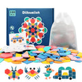 Quebra Cabeça Educativo Forma Geométrica SHAPE PUZZLE 0 The Vin Importados 180pcs With Box 