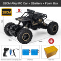 ZWN 1:12 / 1:16 4WD RC Car With Led Lights 2.4G Radio Remote Control Cars Buggy Off-Road Control Trucks Boys Toys for Children 0 The Vin Importados 28CM Black 2B Alloy 